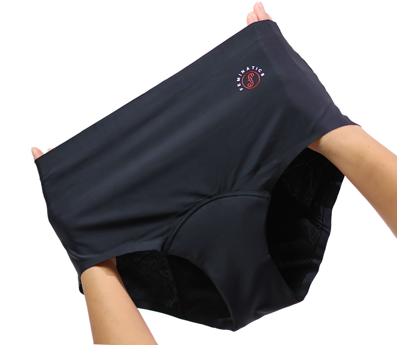 Seamless High-Waisted Period Panties - 3/Pack